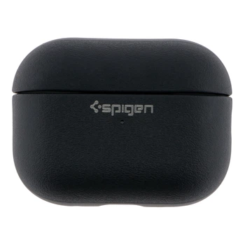 Футляр Spigen Leather Armor с нейлоновым шнурком для Airpods 5/Airpods 4 Black