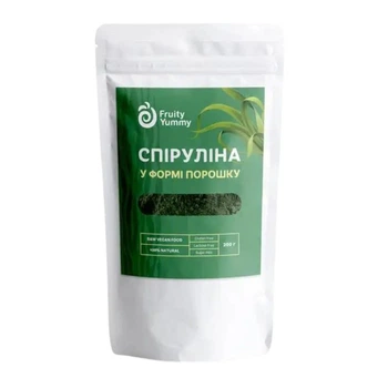 Спіруліна у порошку Fruity Yummy 200 г