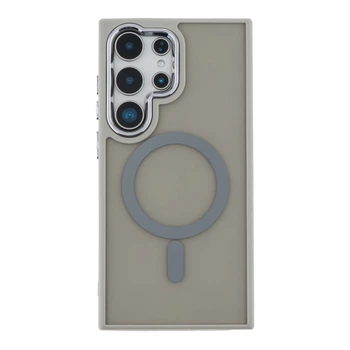 Противоударный Чехол TPU+PC Space Magnetic Color with Magsafe для Samsung Galaxy S25 Ultra 5G (S938) Grey