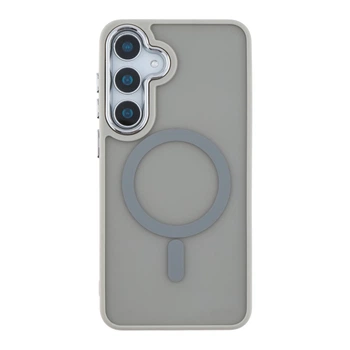 Противоударный Чехол TPU+PC Space Magnetic Color with Magsafe для Samsung Galaxy S25 5G (S931) Grey