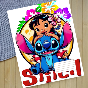 Зошит Стич Stitch 18 аркушів клітинка 04