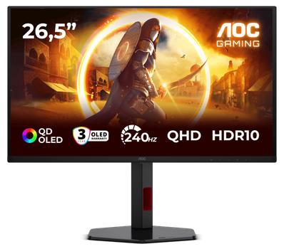 Монітор AOC Q27G4ZDR 26.5" QHD QD-OLED 240 Гц