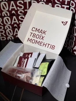 Подарочний набор кофе Roast One ко дню Святого Валентина в зернах