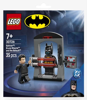 Конструктор LEGO Super Heroes Batman Брюс Вейн і костюм Бетмена 35 деталей (30726)