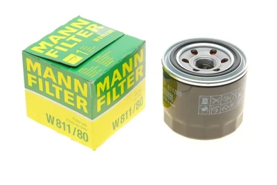 Фільтр масляний Kia Ceed/Rio 1.4-1.6 05-/Hyundai Tucson 2.0 04-/Sonata 1.8-3.0 88-/Mitsubishi/Mazda MANN-FILTER W 811/80