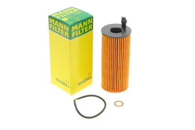 Фільтр масляний BMW 3 (E90-E93/F30/F80)/4 (F32)/5 (F10/F18)/7 (F01-F04)/X5 (F15/F85) 10- (N47/N57) MANN-FILTER HU 6004 X