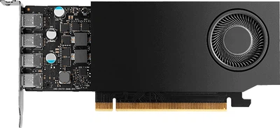 Видеокарта PNY PCI-Ex NVIDIA RTX A1000 8GB GDDR6 (128bit) (4 x miniDisplayPort) (VCNRTXA1000-SB)