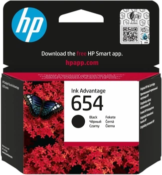Картридж HP No.654 DJ IA 2976/4376/6575 Black (7FP39UE)