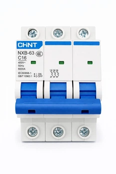Автоматичний вимикач CHINT NXB-63 3P 16A