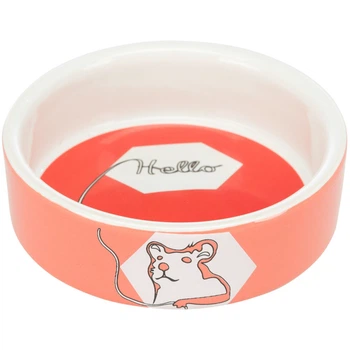Миска Trixie для гризунів Hello Hamster хом'як керамічна 8 см 90 мл 4047974607343_2