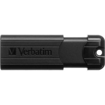 USB флеш накопитель Verbatim 64GB PinStripe Black USB 3.0 (49318) Verbatim 49318 1076533
