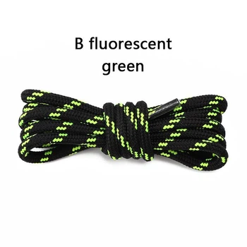 Шнурки круглі для взуття Shoelaces 160 см Fluorescent Green