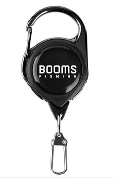 Выдвижной ретрактор Booms с антикоррозионной пружиной 70 см Черный