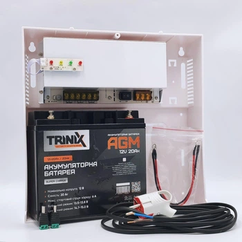 Набір резервного живлення Full Energy 12V 10A 18Аh з AGM акумулятором Trinix