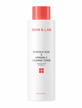 Заспокійливий тонер із гліколевою кислотою та вітаміном C Skin&Lab Glycolic Acid Vitamin C Calming Toner, 180 ml