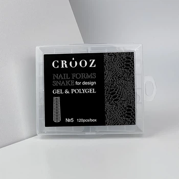 Верхние формы для наращивания ногтей Crooz Nails Forms Snake №5 (Длинный квадрат)