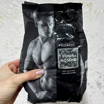 Горячий пленочный воск в гранулах Italwax Pour Homme Мужской, 1000 г