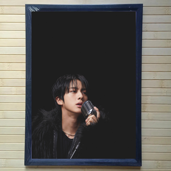 Постер Джин БТС Jin BTS в рамці А4 23396