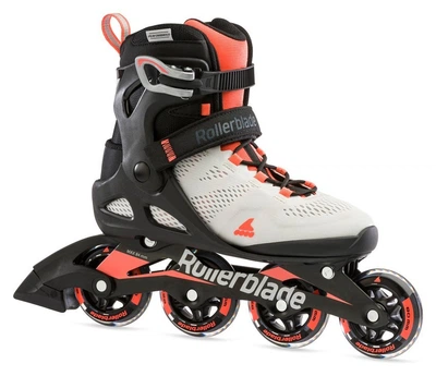 Роликові коньки для дорослих Rollerblade MACROBLADE 80 W 35 (5US) 220мм Glacier grey/coral (07100700) (230мм)