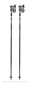 Палки для гірських лиж Leki HOT SHOT S 115см Black/light grey/red (6436747-WRH) (130 см чорний, світло-сірий, червоний)
