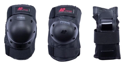 Захисний комплект для роликових коньків K2 PRIME M PAD SET L Black (30E1412) (L Чорний)