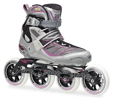 Роликові коньки для дорослих Rollerblade TEMPEST 100 W 38 (7US) 240мм Silver/purple (07301900 240) (245мм)