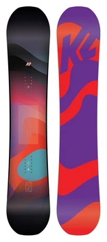 Сноуборд K2 BRIGHT LITE 146 Black/violet/coral (11C0024) (146 см black, coral, violet)