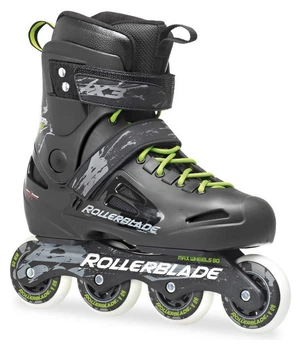 Роликові коньки для дорослих Rollerblade Fusion X3 38 (6US) 240мм Black/green (07023000 T83) (245мм)