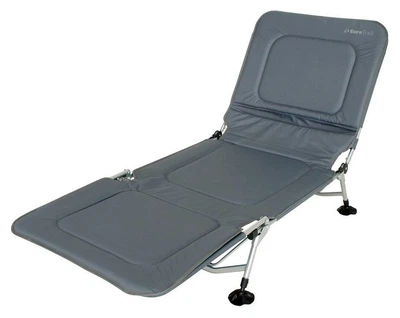 Шезлонг туристичний Eurotrail NANTES Grey (ETCF0701) (200x75x26 см grey)