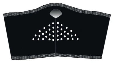 Балаклава-маска вітрозахисна Eska X-MASK FACE 005 L Black (6124) (M black)