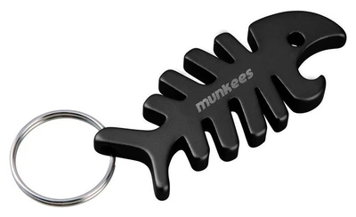 Munkees 3428 брелок-відкривачка Fish Bone black (3428-BK)