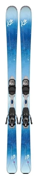 Лижі гірські комплект K2 LUV 75+ERP 10 TL 142см Blue/white (10A0404.122.1+10A1009.122.1) (149 см блакитний, білий)