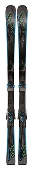 Лижі гірські комплект K2 AMP VELOCITY+M3 11 TC 165см Grey/black/blue (1050002.140.1+1051107.140.1) (172 см black/grey, blue)