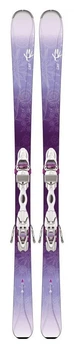 Гірські лижі (комплект) K2 LUVIT 76+ER3 10 142см White/purple (1050405.141.1+1051109.141.2) (142 см білий/фіолетовий)