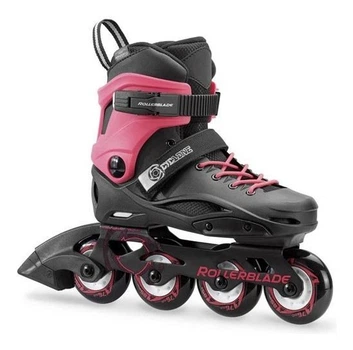 Роликові коньки для підлітків Rollerblade CYCLONE G 38-40 (240-255мм) Black/pink (7851700 7Y9) (240мм)