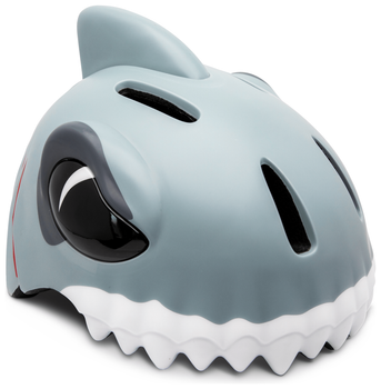 Шолом Crazy Safety Grey Shark (23,5 см x 19,5 см x 18,5 см 49-55 см регульований Сірий)