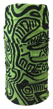 Бандана-бафф багатофункціональна Crow PETROGLYPH One size Green/black (COMS17U1M) (one size black, green)