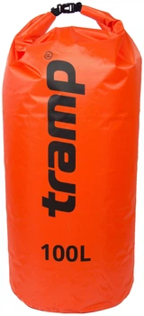 Гермомішок TRAMP PVC Diamond Ripstop 100л UTRA-210, Помаранчевий (100 л)