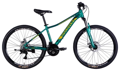 Велосипед AL 26" Discovery MYSTIQUE DD CS рама-15" зелений 2025 (OPS-DIS-26-626)