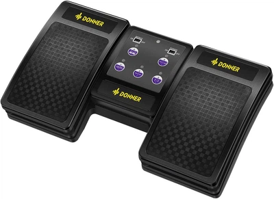 Педаль пролистывания страниц Donner Bluetooth беспроводная, перезаряжаемая для смартфона, планшета ноутбука ПК