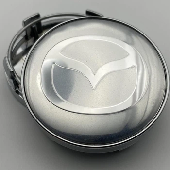 Колпачок на диски Mazda 60 мм 56 мм хром мазад заглушка