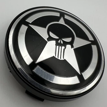 Колпачок заглушка с логотипом PUNISHER каратель череп 64 мм 61 мм