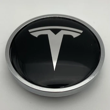 Колпачок на литые диски Tesla 64 мм 61 мм черный заглушка в диск тесла