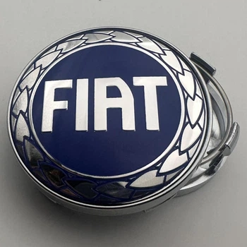 Колпачок с логотипом Fiat 60 мм 56 мм заглушка в диск фиат синняя