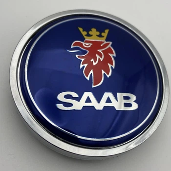 Колпачок с логотипом SAAB 65 мм 56 мм заглушка для дисков сааб