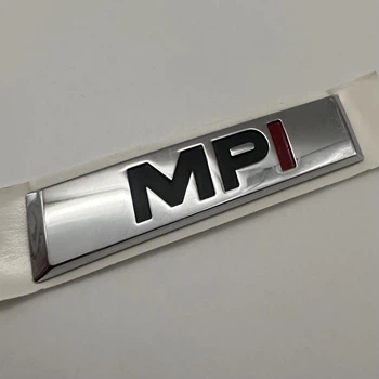 Емблема напис багажника Skoda MPI шильдик 65 mm 15 mm