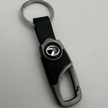 Брелок для ключей кожаный темляк LEXUS лесус карабин