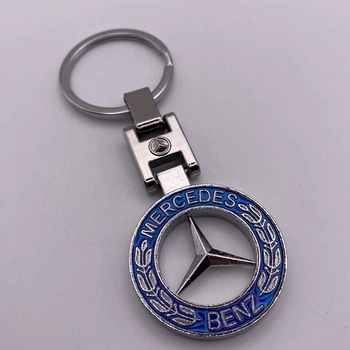 Брелок для ключей мерседес Mercedes-Benz духсторонний рисунок