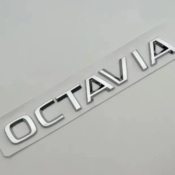 Шильдик логотип OCTAVIA А5 октавия хром металлическая табличка (шкода) Skoda