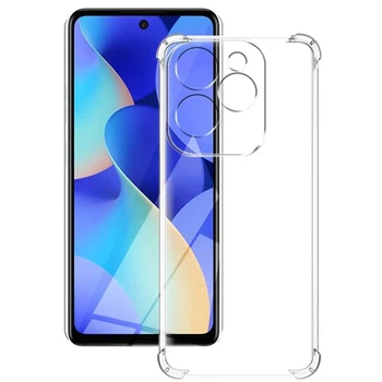TPU чохол GETMAN Ease logo посилені кути Full Camera для Infinix Hot 40 Безбарвний